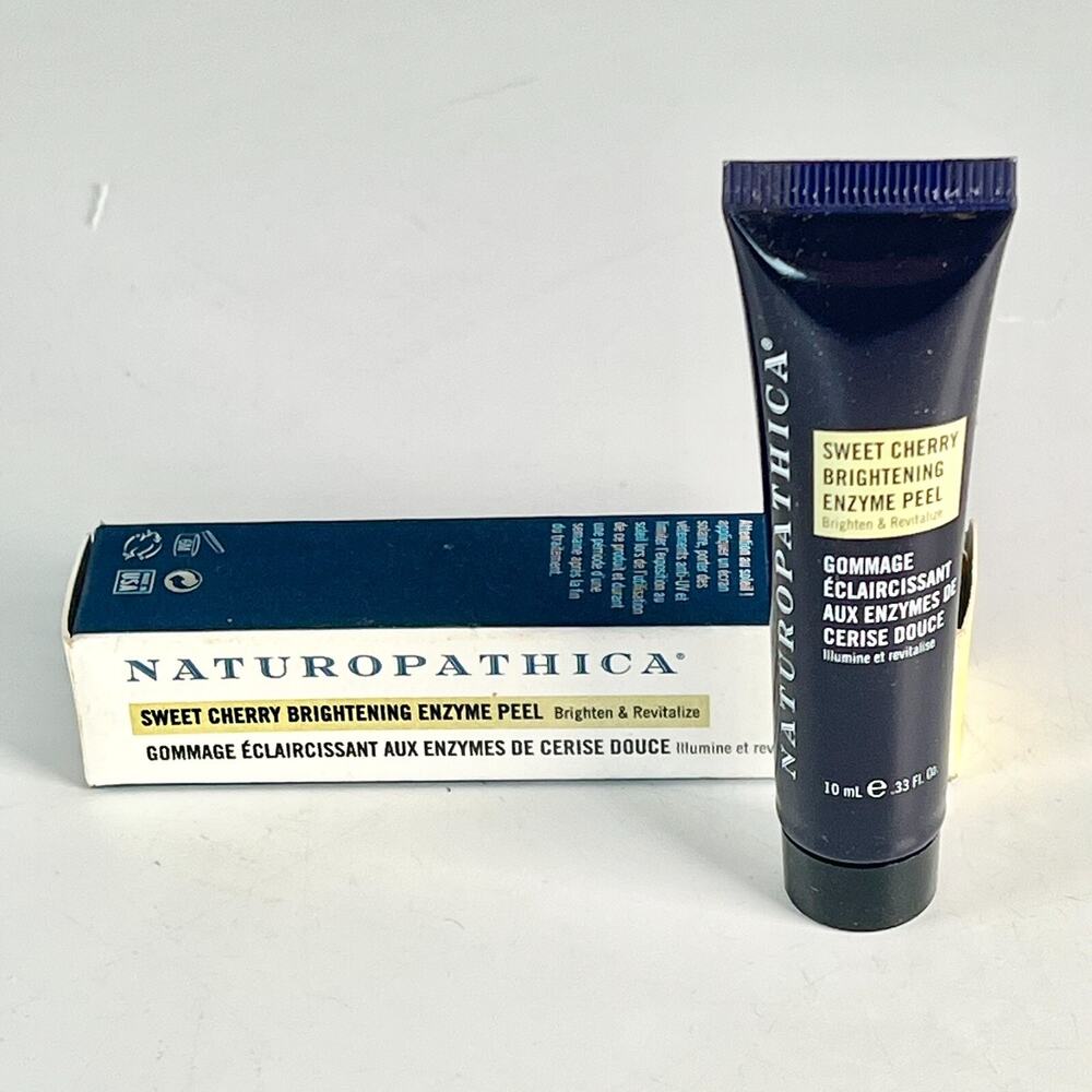 Naturopathica Sweet Cherry Brightening Enzyme Peel Exfoliate Travel .33 oz NIB